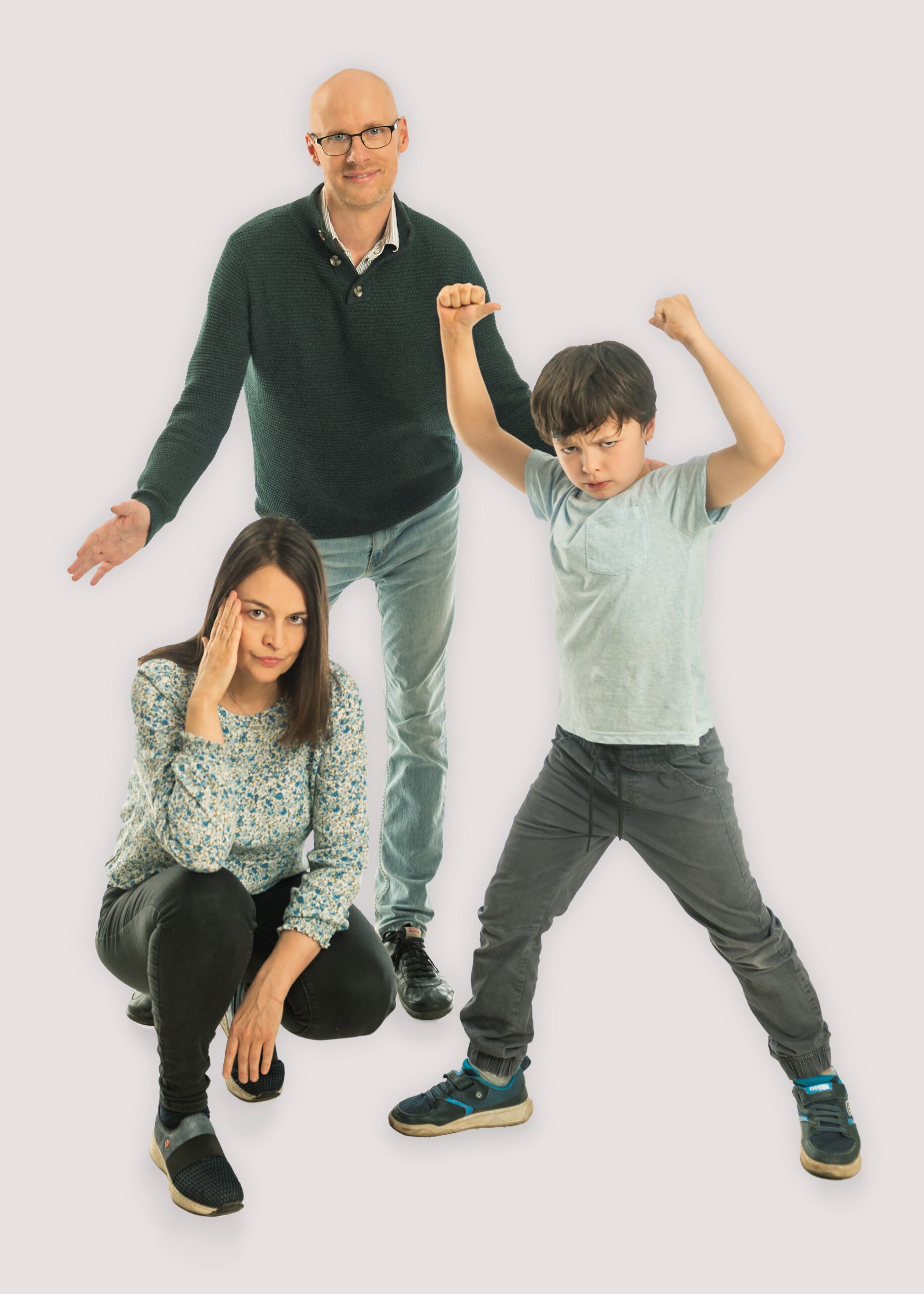 Gestresste Mama-Situation